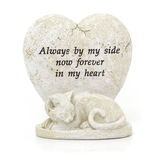 Cat Memorial Ornament | Pet Cat Remembrance Plaque Resin Pet Cat Memorial Statue