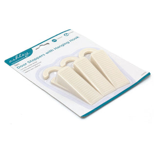 Pack Of 3 Door Wedges With Hanger Hooks | Set of 3 Hanging Doorstop Wedges