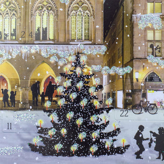 Christmas Advent Calendar Wintry City | Traditional Picture Advent Calendar
