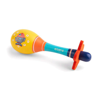 Djeco DJ06016 Animambo Set Of 3 Musical Instruments Tambourine Maraca Castanet