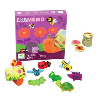 Djeco DJ08552 Little Memo Educational Game | Memory Games for Kids - Animals