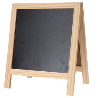 Double - Sided Blackboard for Kids | Chalk, Marker & Magnetic Easel Board 32x27cm
