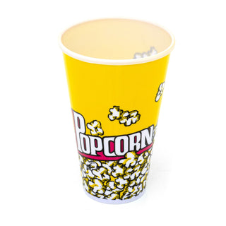 Retro Popcorn Tub Film Movie Night Party Cinema Bucket | Plastic Reusable Snack Box Sweet Container | Popcorn Carton Popcorn Bucket