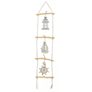 Nautical Wall Art | Shabby Chic Coastal Hanging Decoration - Nautical Ornament