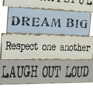 Family Wall Plaque ~ Laugh Out Loud Wooden Sign