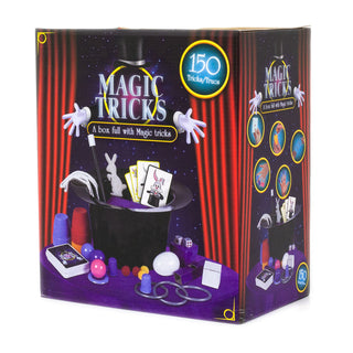 Childrens Magic Set Box Of Magic | 150 Magic Tricks For Kids Wand & Top Hat