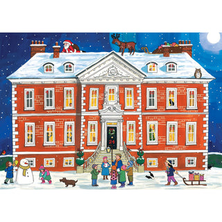 Alison Gardiner Traditional Card Advent Calendar Large - Country House Christmas
