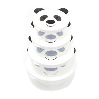 Set Of 4 Children's Animal Snack Pots | Kids Nesting Snack Containers