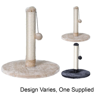 39 x 43cm Cat Scratching Post Cat Climbing Tree | Cat Scratch Post With Ball Kitten Scratching Post | Scratching Post For Cat And Kittens Play Tower - Colour Varies One Supplied