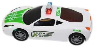 Bump And Go Winner Police Car With Lights & Sounds