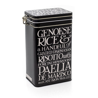 Emma Bridgewater Black Toast & Marmalade Food Storage Kitchen Clip Lid Black Tin