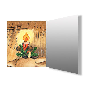 Christmas Advent Calendar Baby Jesus And The Animals | Manger Crib Advent Calendar Traditional Advent Calendar | Picture Advent Calendar Paper Advent Calendar