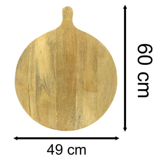 Extra Large Mango Wood Chopping Board | Kitchen Serving Board Platter - 60cm