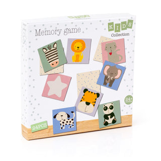 24 Piece Animal Memory Games For Kids Childrens Memory Matching Snaps Card Game