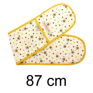 Emma Bridgewater Bumblebee & Polka Dot Oven Glove | Kitchen Double Oven Glove