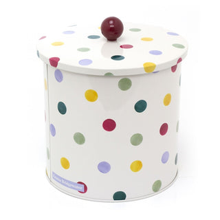 Emma Bridgewater Polka Dot Biscuit Barrel | Airtight Biscuit Tin With Lid