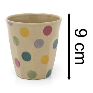 Emma Bridgewater - Polka Dot Rice Husk Beaker | Picnic Tumbler Drinks Cup