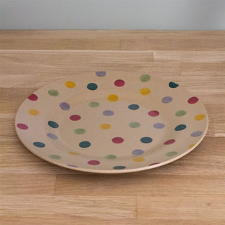 Emma Bridgewater - Polka Dot Rice Husk Plate | Polka Dot Dinner Plate - 25.5cm