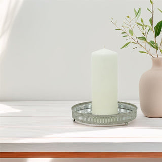 Extra Large Unscented Ivory Church Pillar Candle | Candle for Home & Events 25cm