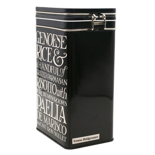 Emma Bridgewater Black Toast & Marmalade Food Storage Kitchen Clip Lid Black Tin