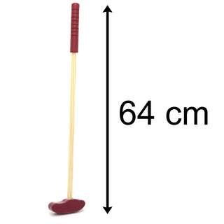 10 Piece Wooden Crazy Golf Garden Game | 2 Player Family Kids Golf Set Outdoor Lawn Games | Children's Garden Games