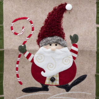 Fabric Christmas Advent Calendar | 24 - Pocket Hanging Calendar for Kids