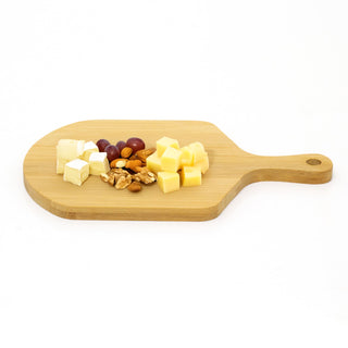 Mini Bamboo Cheese Board & Knife | Small Wooden Cheese Serving Platter - 20cm