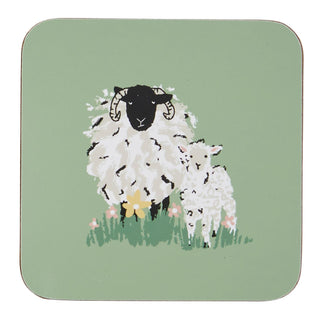 Ulster Weavers Set Of 4 Woolly Sheep Coasters | 4 Piece Coaster Set - 10.5cm