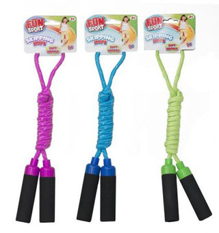 Funsport Soft Handle Skipping Rope 2.1M ~ Colour Vary