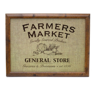 General Store Lap Tray With Cushion | Large Padded Bean Bag Lap Tray 43x32cm