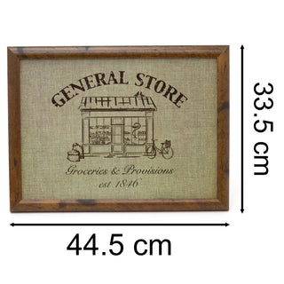 General Store Lap Tray With Cushion | Large Padded Bean Bag Lap Tray 43x32cm