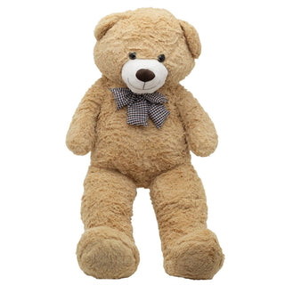 Giant Toffee Teddy Bear | Extra Large Teddy Bear with Bow for Kids & Adults