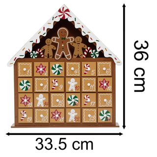 Gingerbread House Christmas Advent Calendar | Fill Our Own Advent Calendar