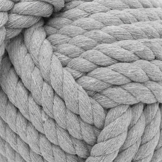 Grey Nautical Knot Rope Heavy Doorstop | Nautical Monkey's Fist Seaside Rope Door Stop | Beach Rope Knot Door Stopper Ball