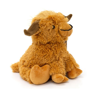 Heather Highland Cow Doorstop | Novelty Fabric Cow Shaped Door Stop - 20cm