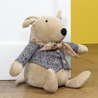 Henry Mouse Doorstop | Decorative Dormouse - Shaped Fabric Door Stop 1.5kg - 24cm