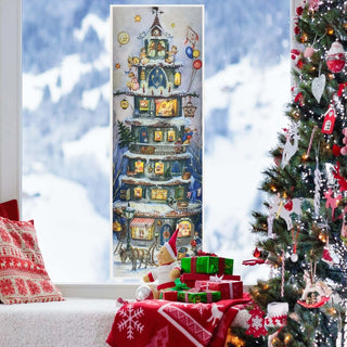 High Christmas Pyramid | Large Traditional Christmas Paper Advent Calendar