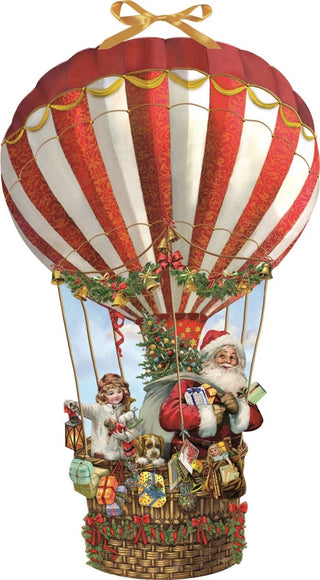 Hot Air Balloon Christmas Advent Calendar | Traditional Santa Advent Calendar
