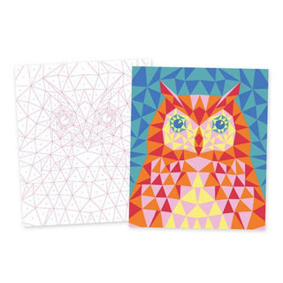 Janod Birds Sand Art Box Set | Kid's Arts & Crafts Kit | 2 Bird Pictures | 7+