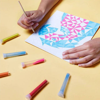 Janod Birds Sand Art Box Set | Kid's Arts & Crafts Kit | 2 Bird Pictures | 7+