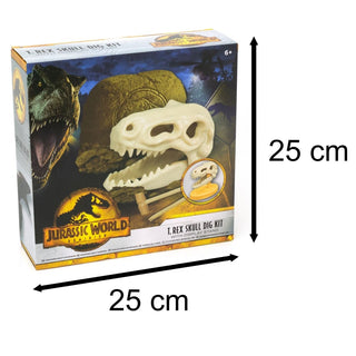 Jurassic World Dominion Dinosaur Skull Dig | T - Rex Dinosaur Dig Kit Dinosaur Fossil Dig Up Kit | Dinosaur Fossils Palaeontology Dig Out Set - Dinosaur Gifts