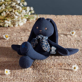 Kaloo Lapinoo Rabbit Cuddly Toy 25cm | Midnight Blue Newborn Baby Bunny Doll