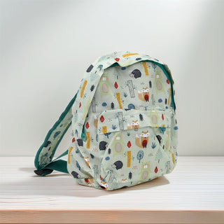 Kids Backpack | Children's Rucksack with Front Pocket for School & Travel - Animals