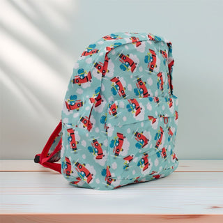 Kids Backpack | Children's Rucksack with Front Pocket for School & Travel - Dinosaur