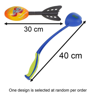 Kids Torpedo Rocket Launcher Set | Children's Flying Rocket Throw & Catch Game