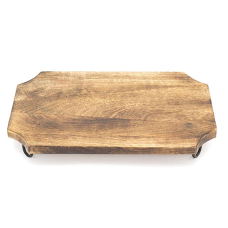 Kitchen Wooden Cutting Chopping Board On Legs ~ 40x25cm Beautiful Mango Wood Cutting Board Or Serving Platter