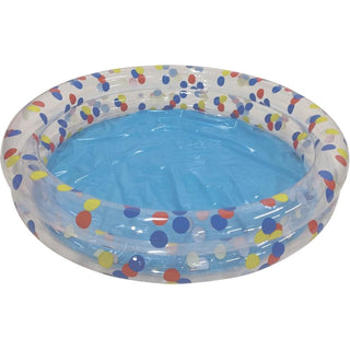 Large Polka Dot Paddling Pool for Kids | Inflatable Garden Pool 150 x 20cm