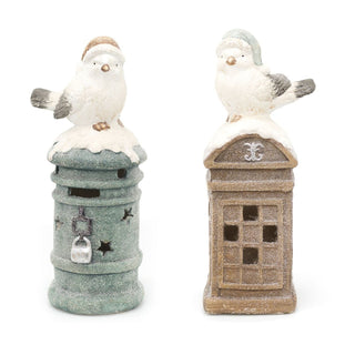 LED Christmas Bird Decoration | Light Up Festive Winter Animal Ornament | Indoor Christmas Decorations