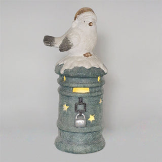 LED Christmas Bird Decoration | Light Up Festive Winter Animal Ornament | Indoor Christmas Decorations