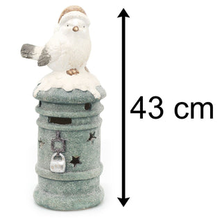 LED Christmas Bird Decoration | Light Up Festive Winter Animal Ornament | Indoor Christmas Decorations